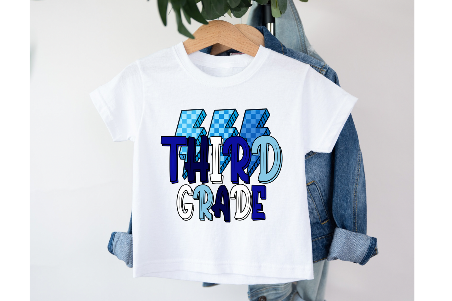 BTS Lightening Checkered Tee