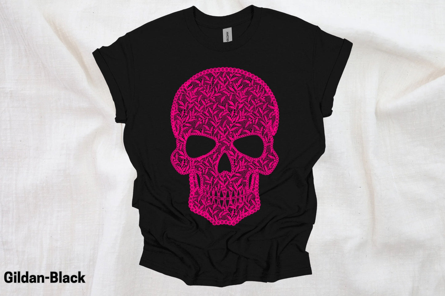 Hot Pink Skull Tee