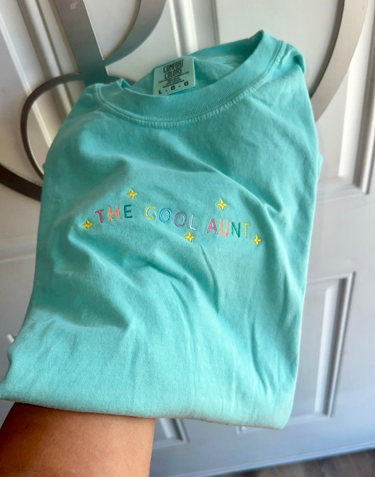 The Cool Aunt Embroidered Tee