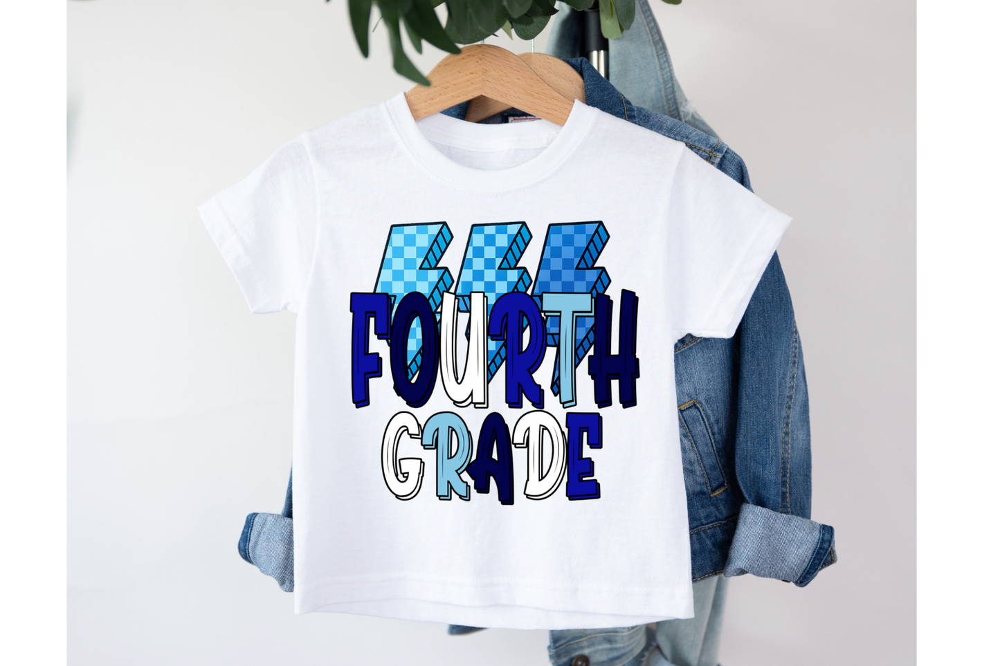 BTS Lightening Checkered Tee