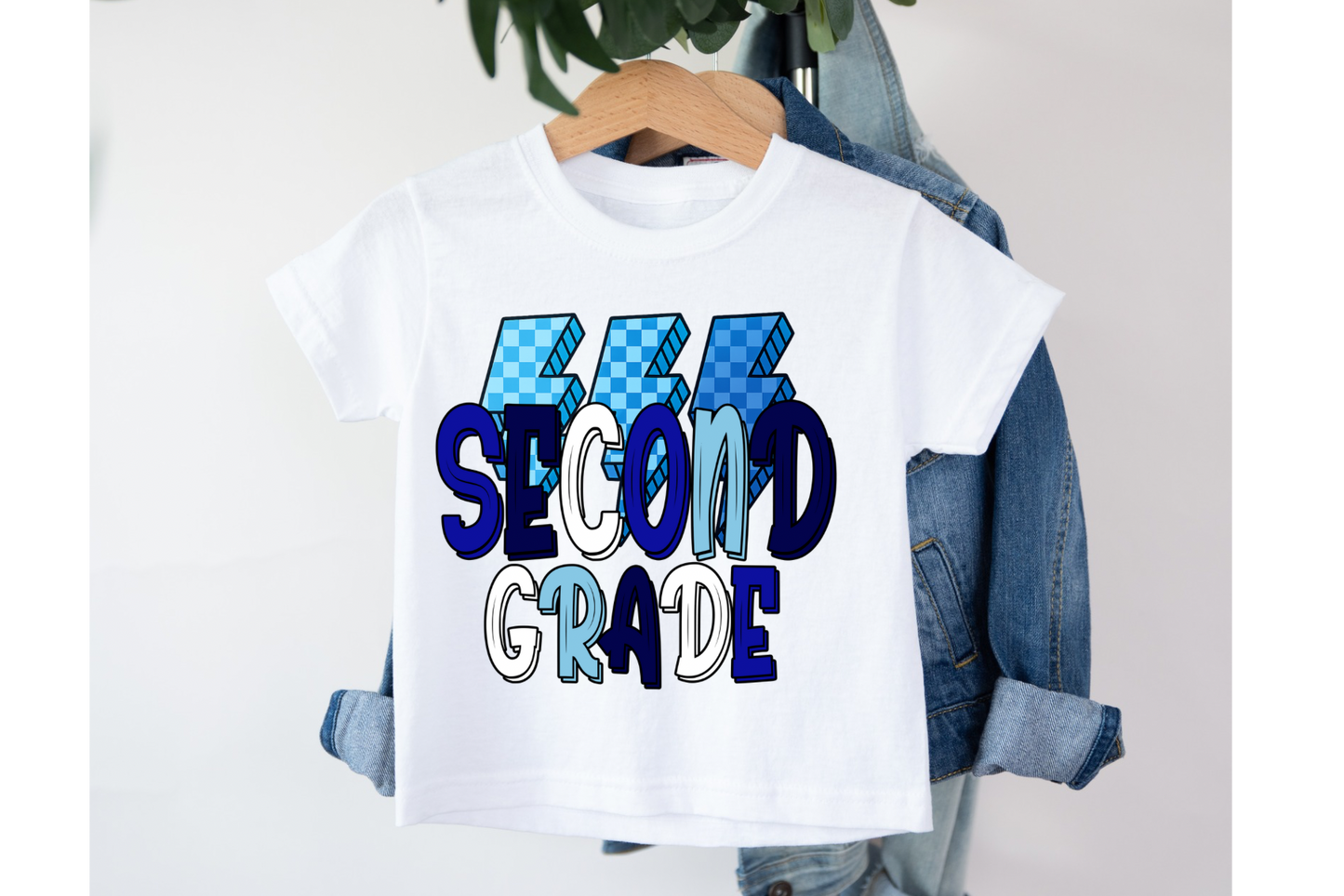 BTS Lightening Checkered Tee