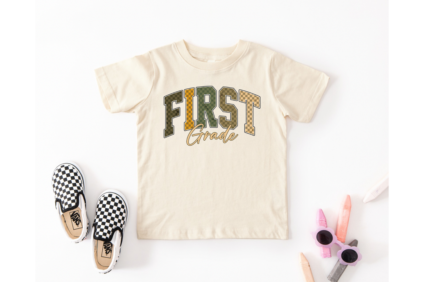 BTS Checkered Tee