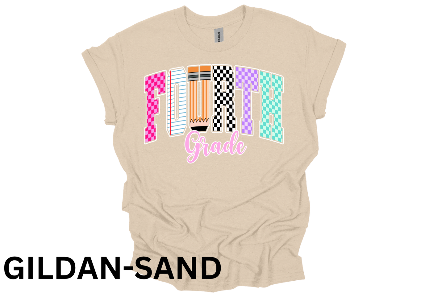 BTS Checkered School Tee
