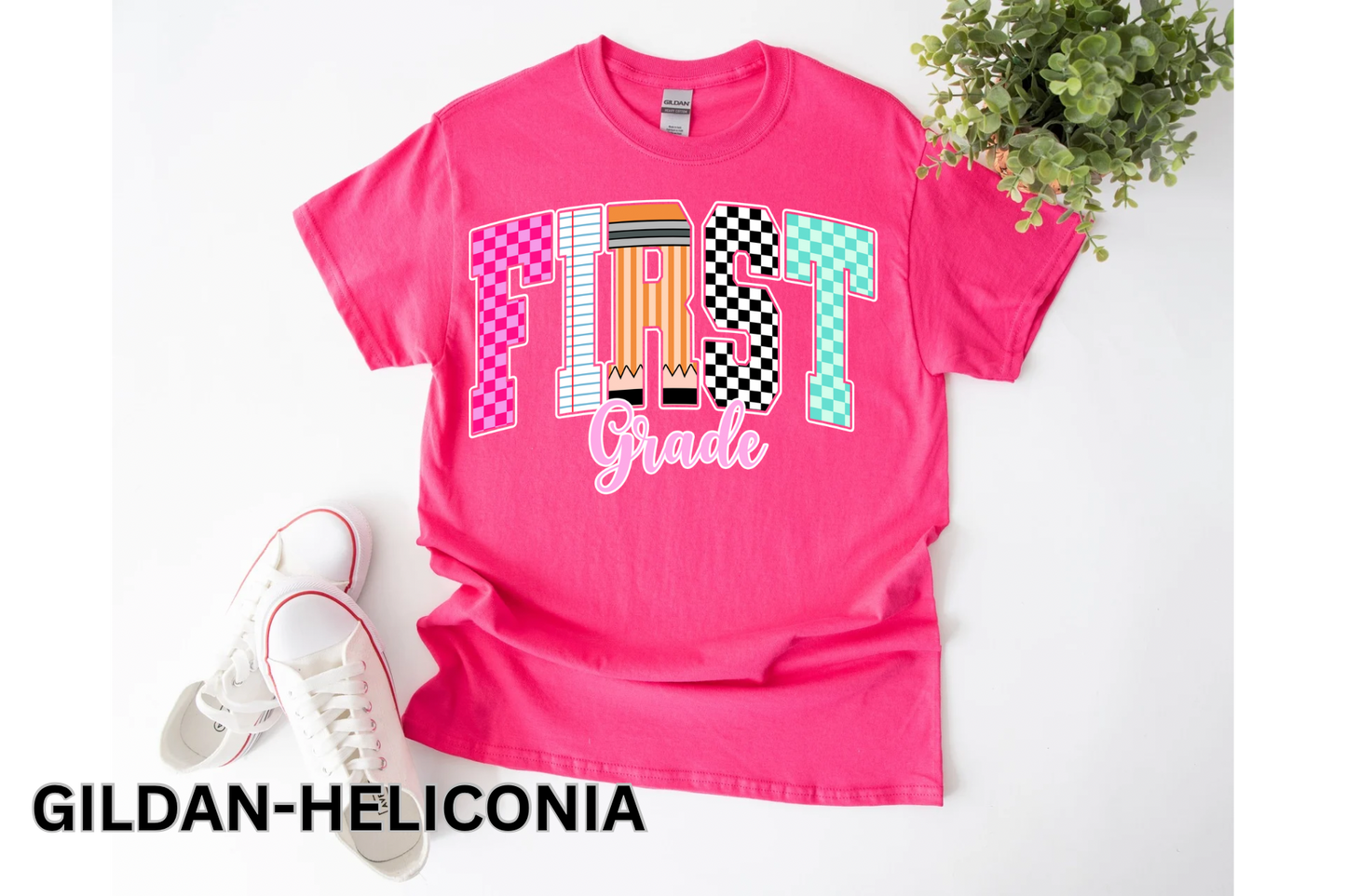 BTS Checkered School Tee