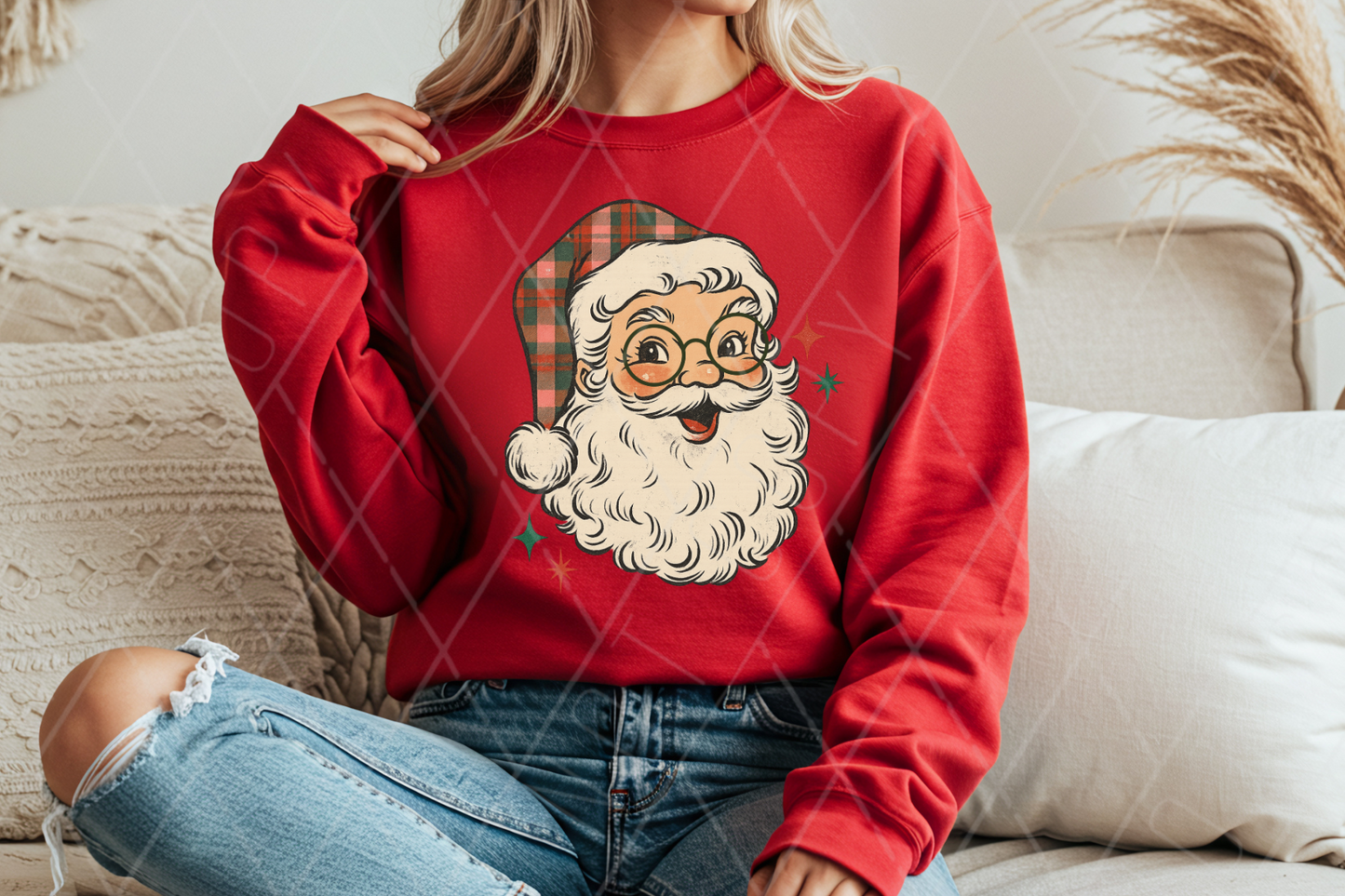 Plaid Santa