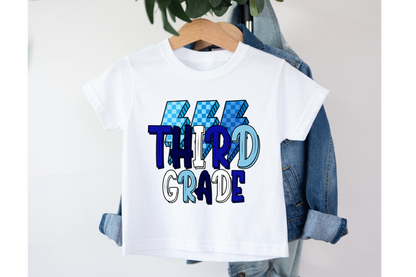 BTS Lightening Checkered Tee