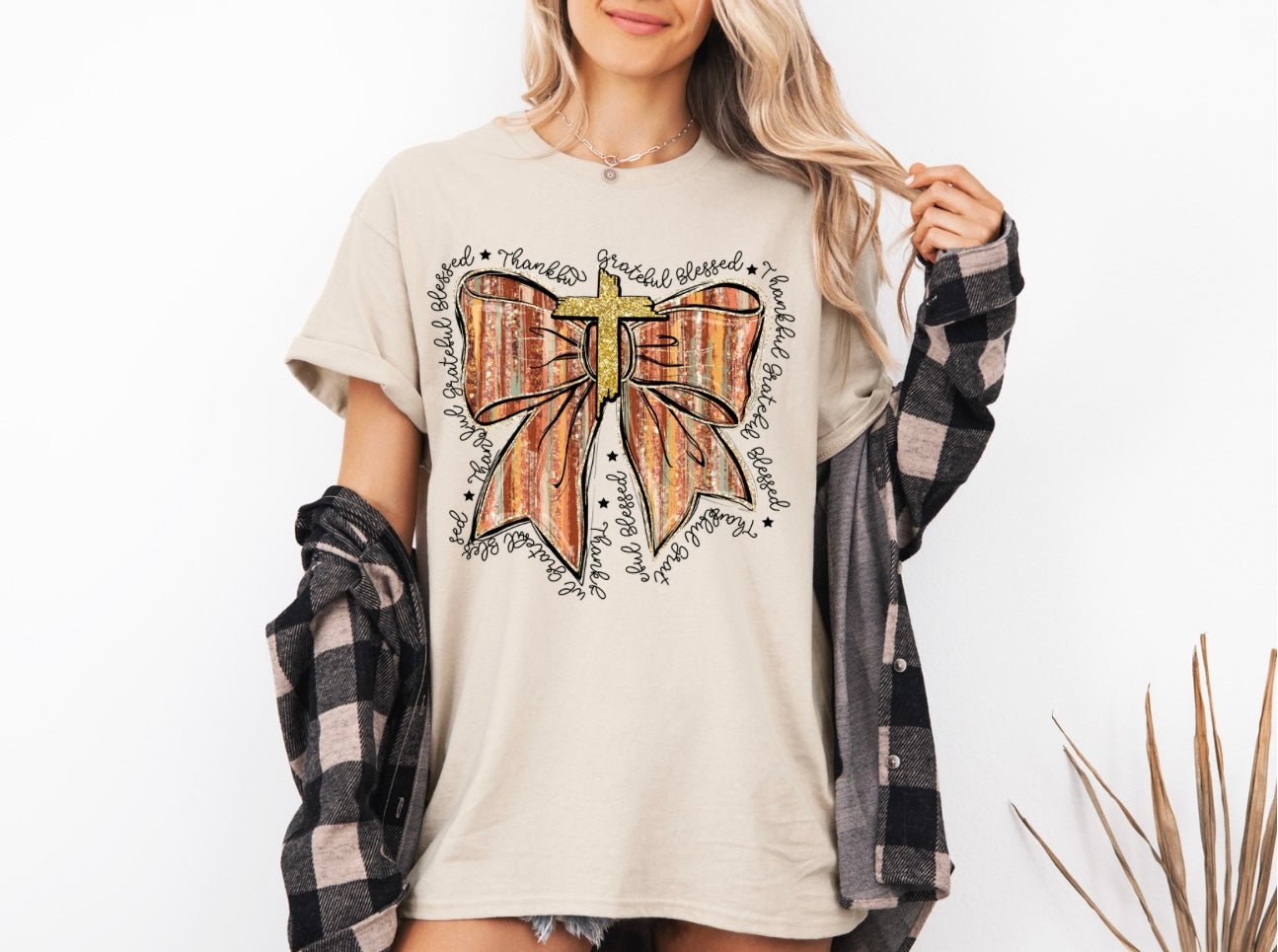 Thankful Bow Tee