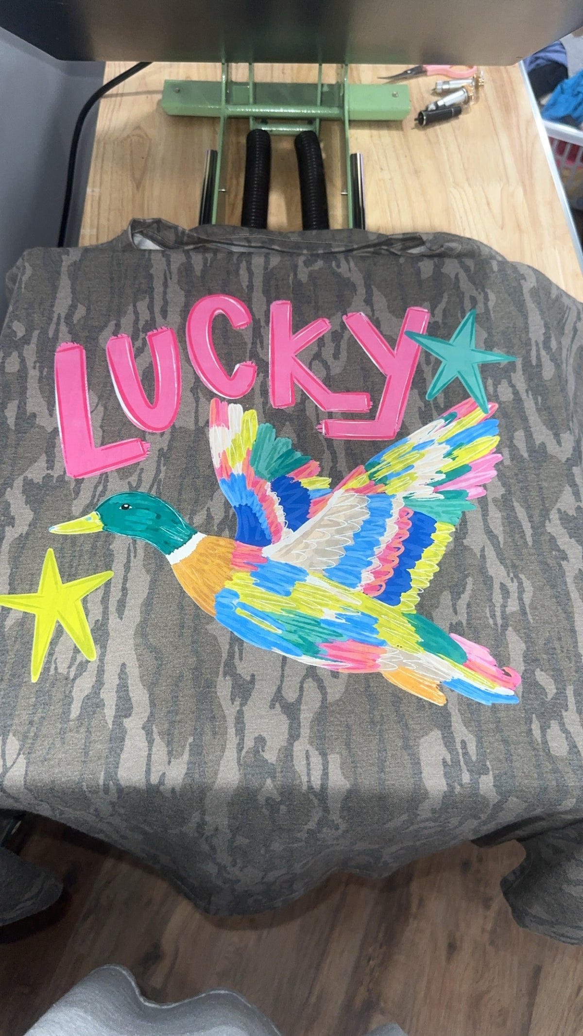Lucky Duck Camo Tee