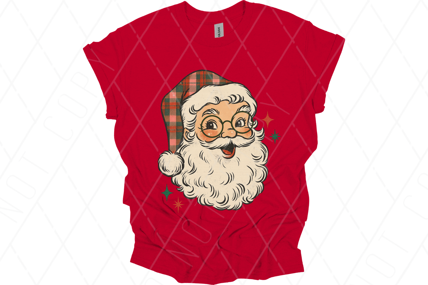 Plaid Santa