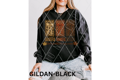 Thankful Grateful Blessed