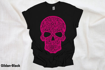 Hot Pink Skull Tee