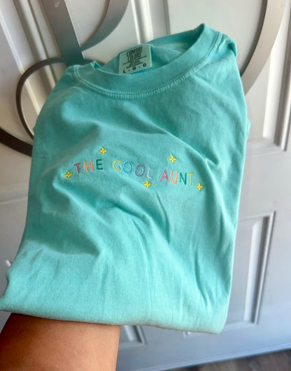 The Cool Aunt Embroidered Tee