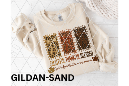 Thankful Grateful Blessed