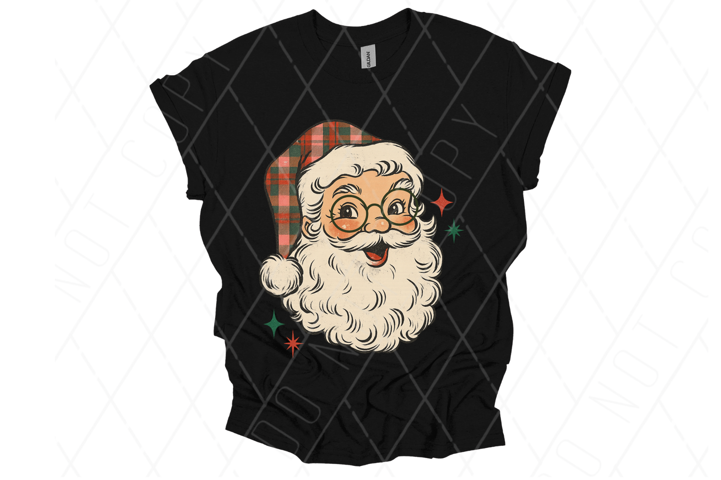 Plaid Santa