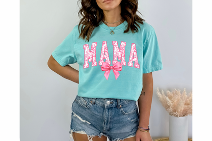 Family pink bow