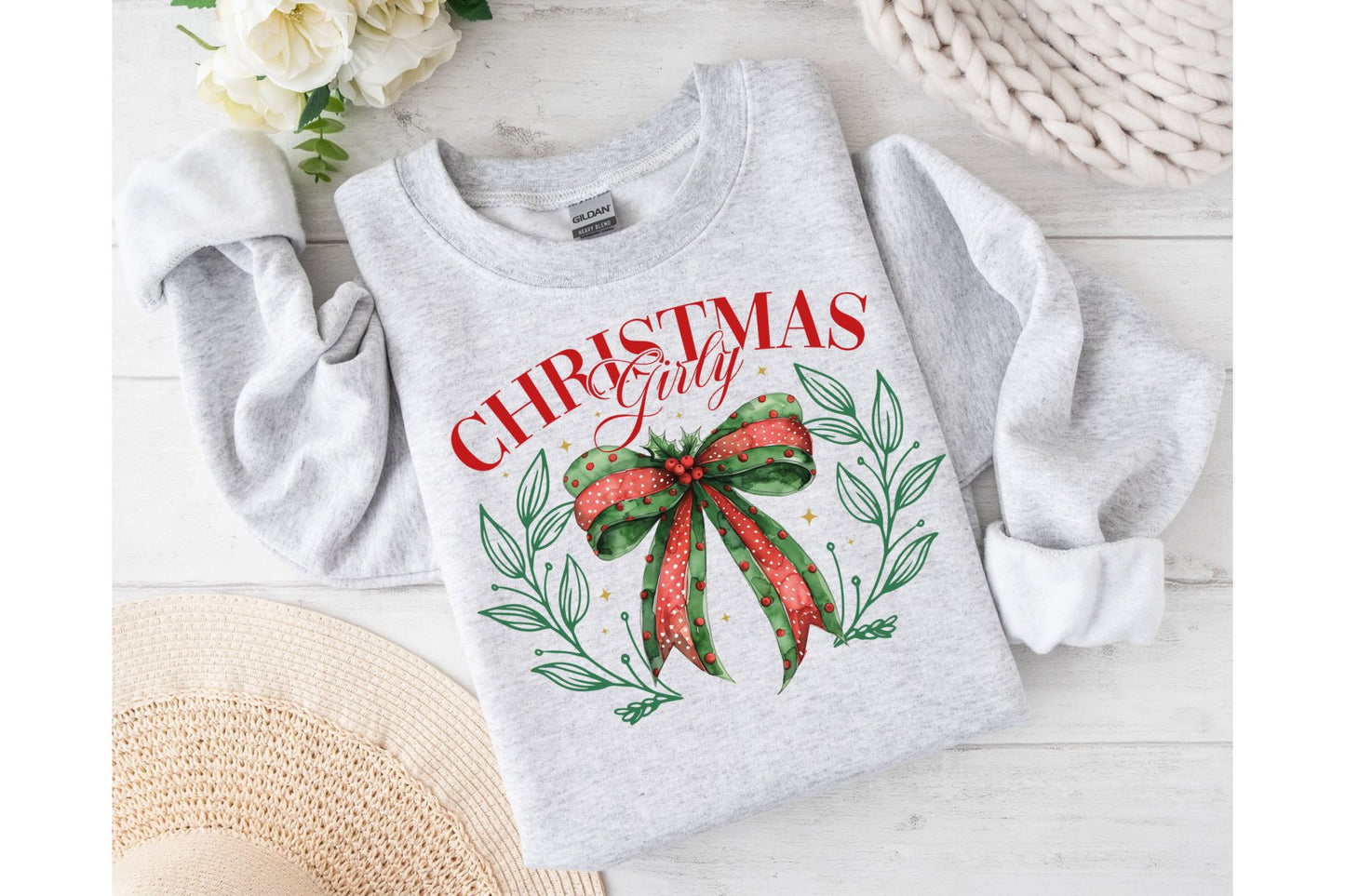 Christmas Girly coquette Tee/Sweatshirt