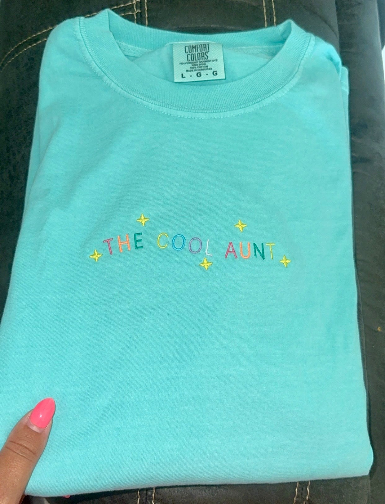 The Cool Aunt Embroidered Tee