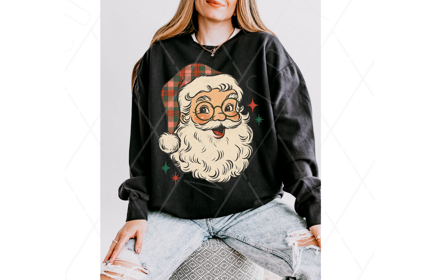 Plaid Santa
