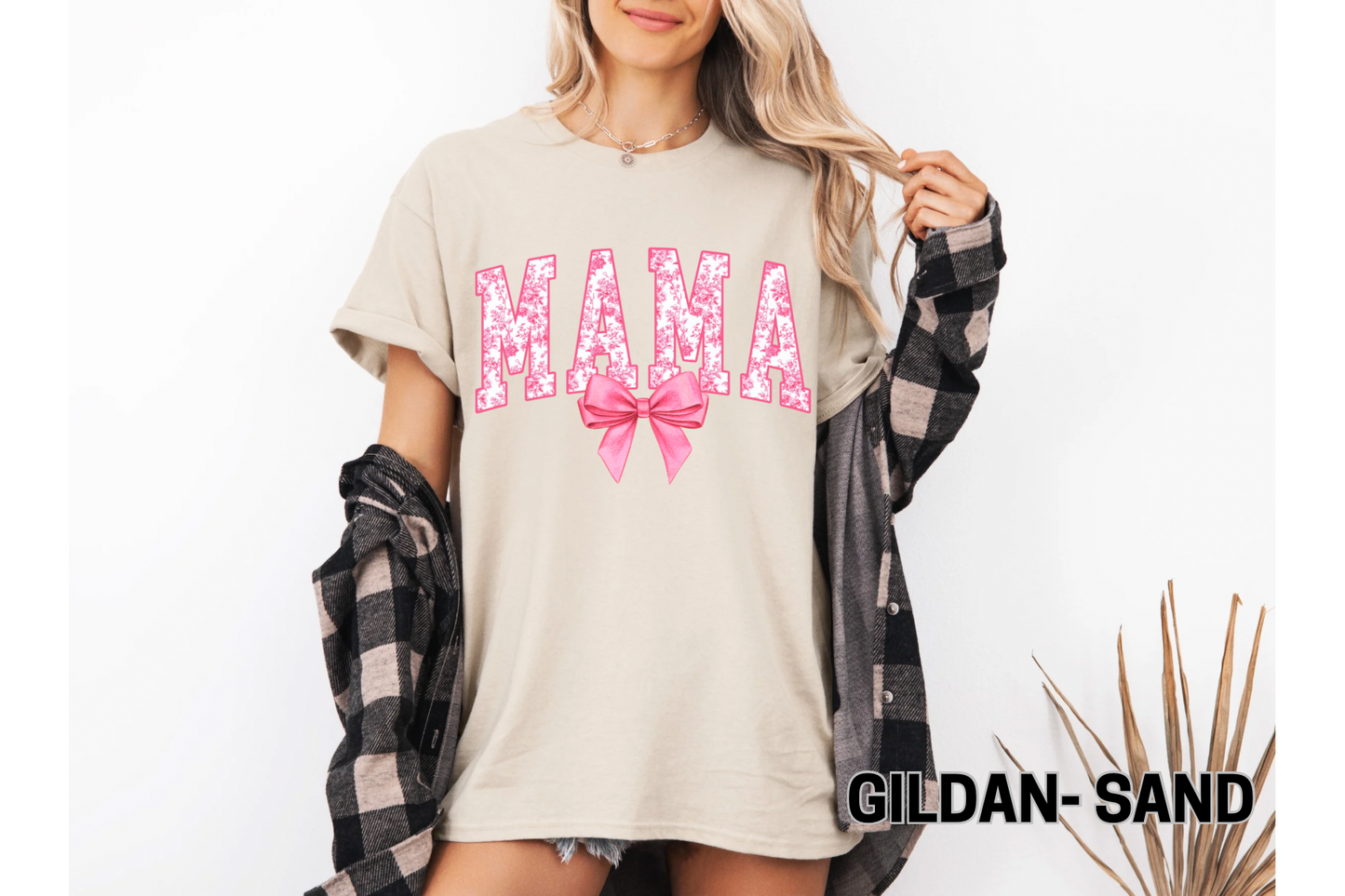 Family pink bow
