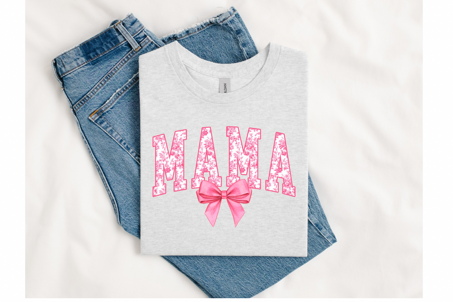 Family pink bow
