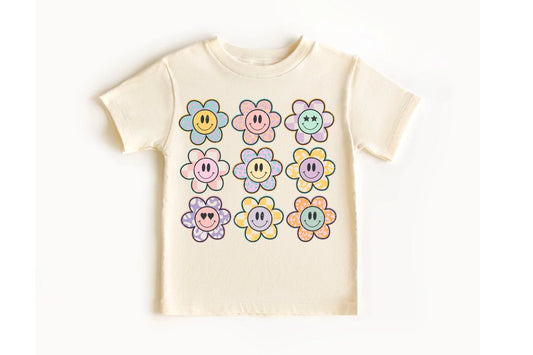 Kid Smiley Flower Tee