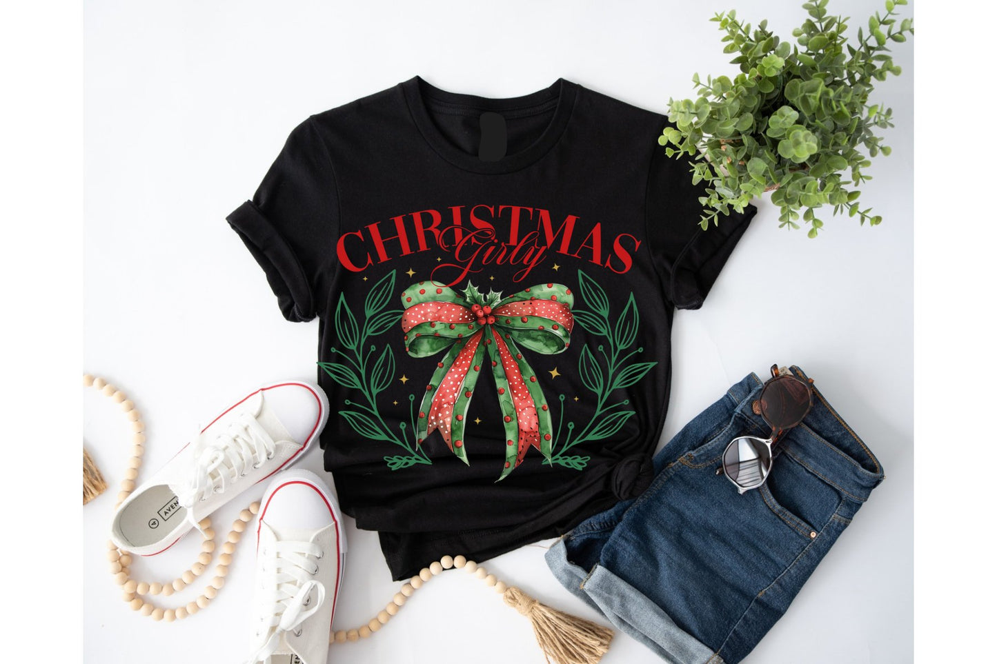 Christmas Girly coquette Tee/Sweatshirt