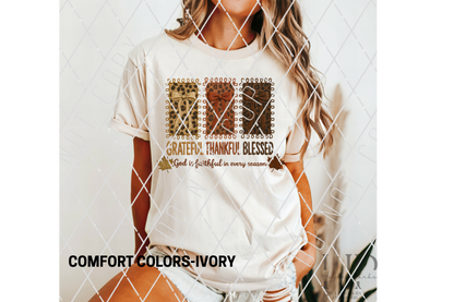 Thankful Grateful Blessed