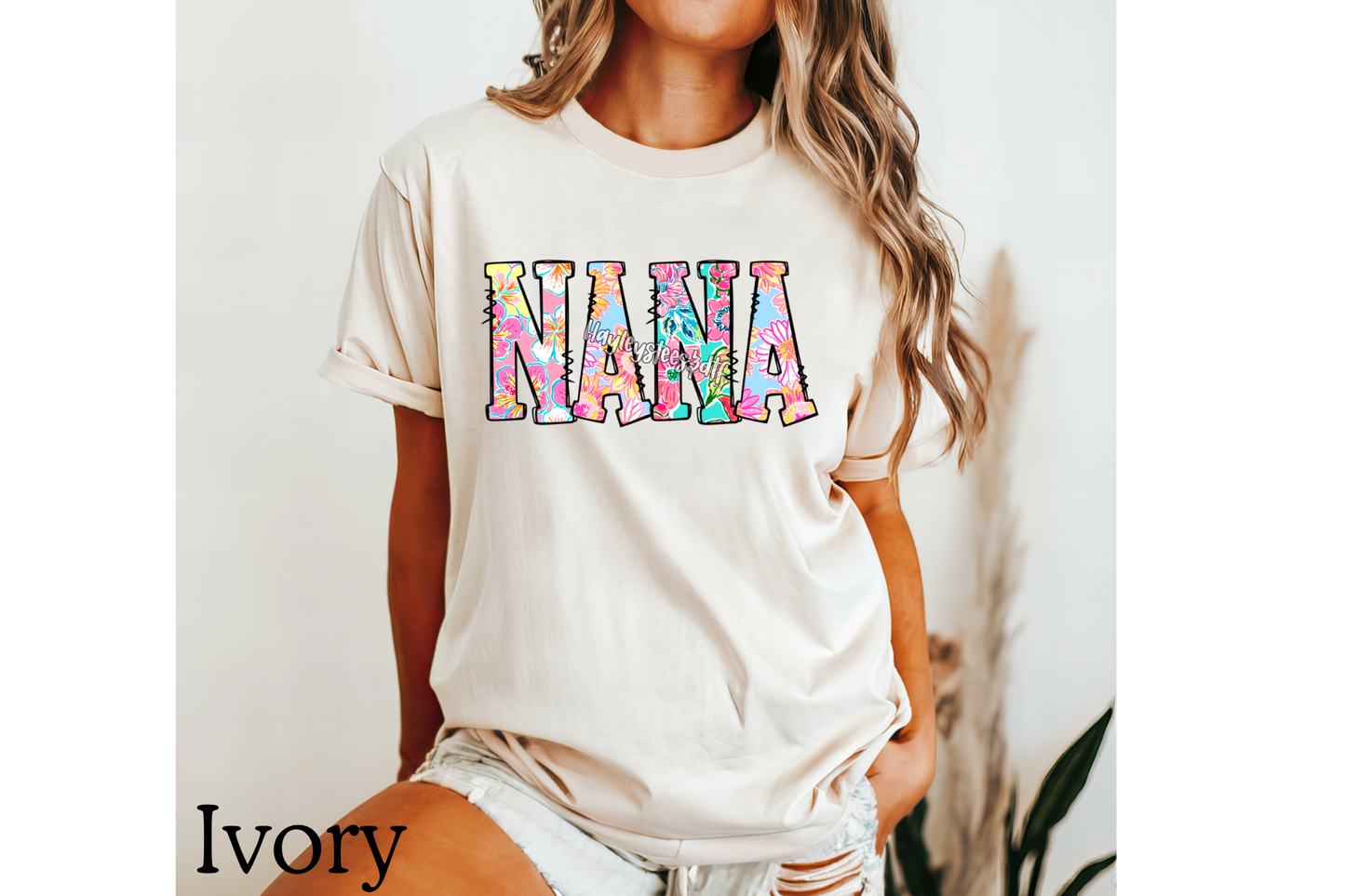 FLORAL NANA TEE