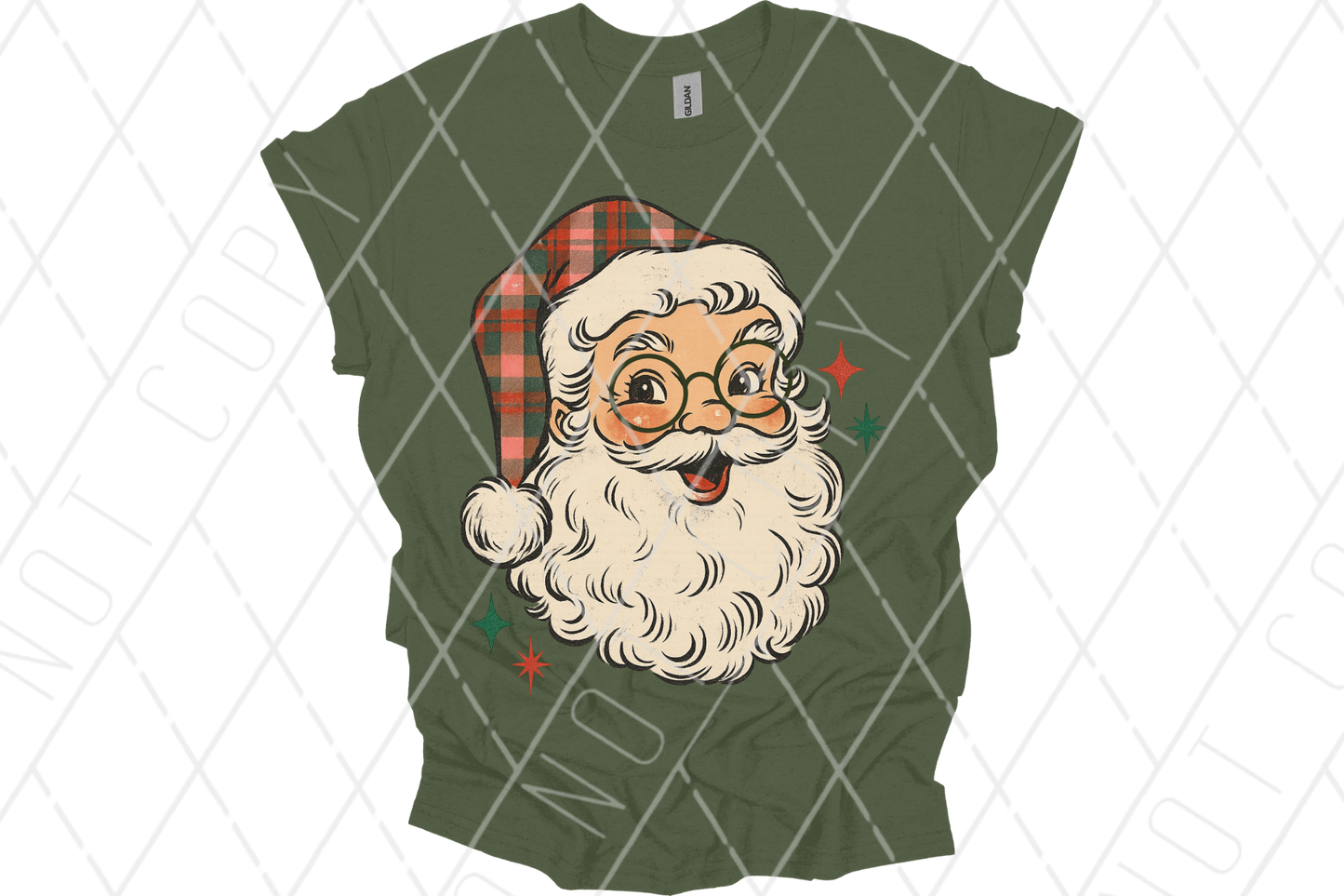 Plaid Santa