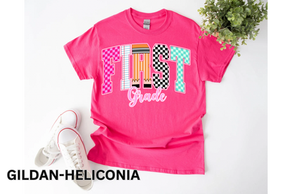 BTS Checkered School Tee
