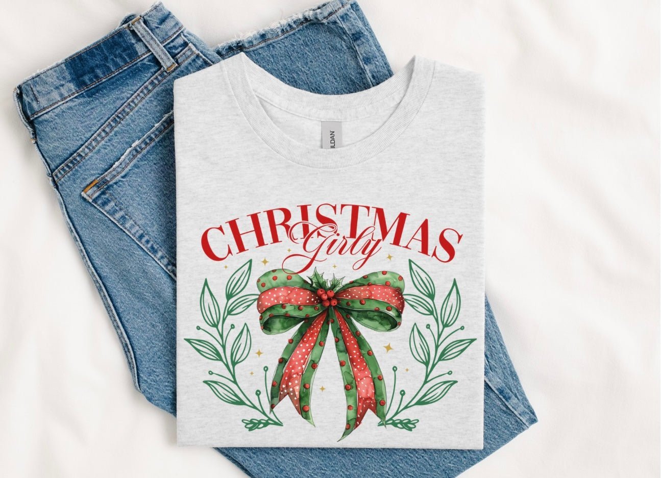 Christmas Girly coquette Tee/Sweatshirt