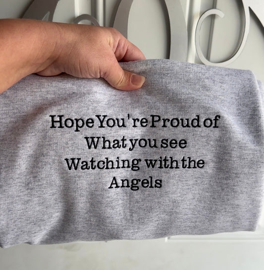 Hope You’re Proud Embroidered Sweatshirt