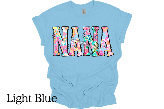 FLORAL NANA TEE