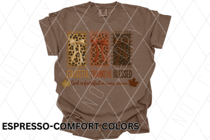 Thankful Grateful Blessed