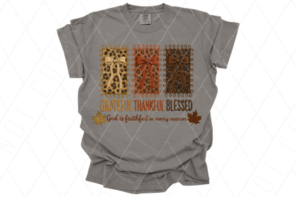 Thankful Grateful Blessed