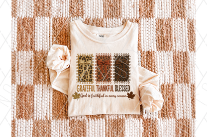 Thankful Grateful Blessed