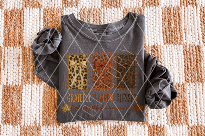 Thankful Grateful Blessed