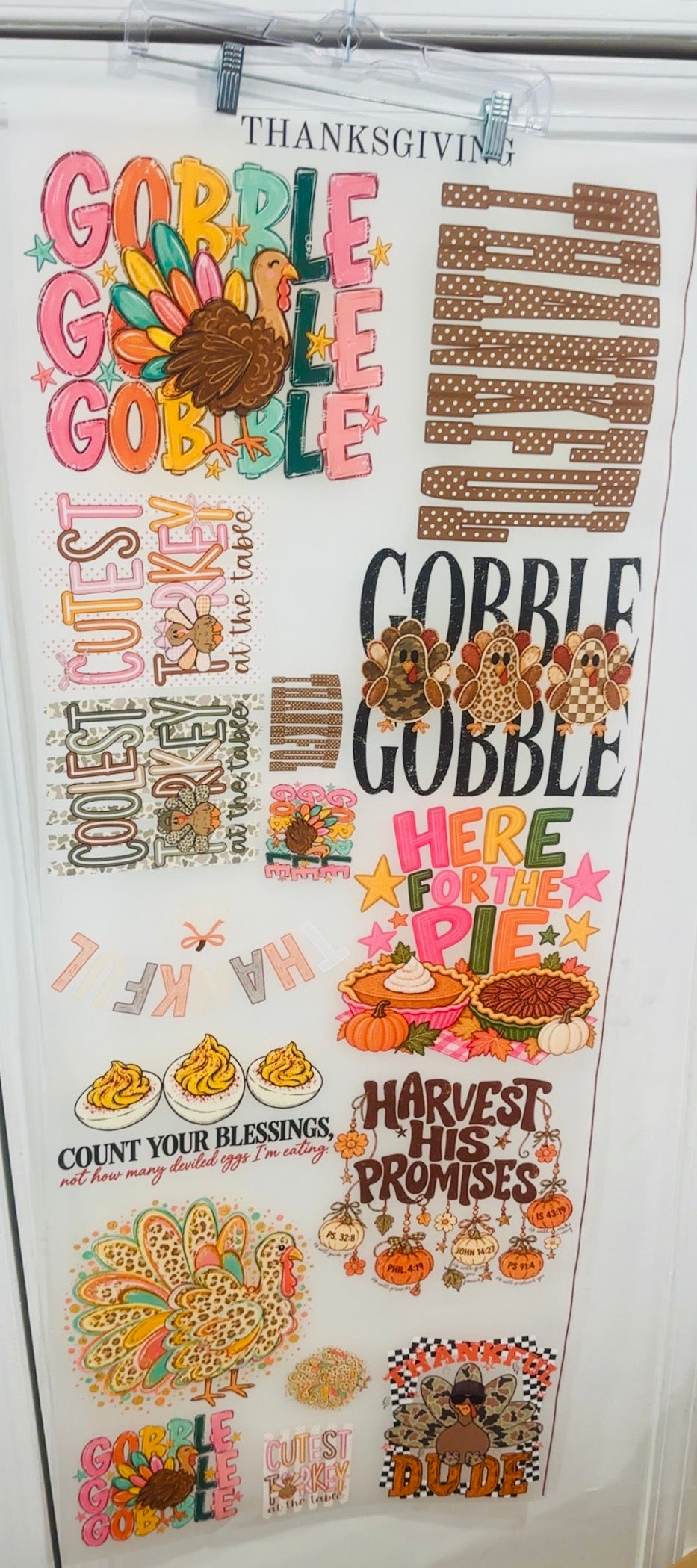 Thanksgiving premade gang 23 X 60