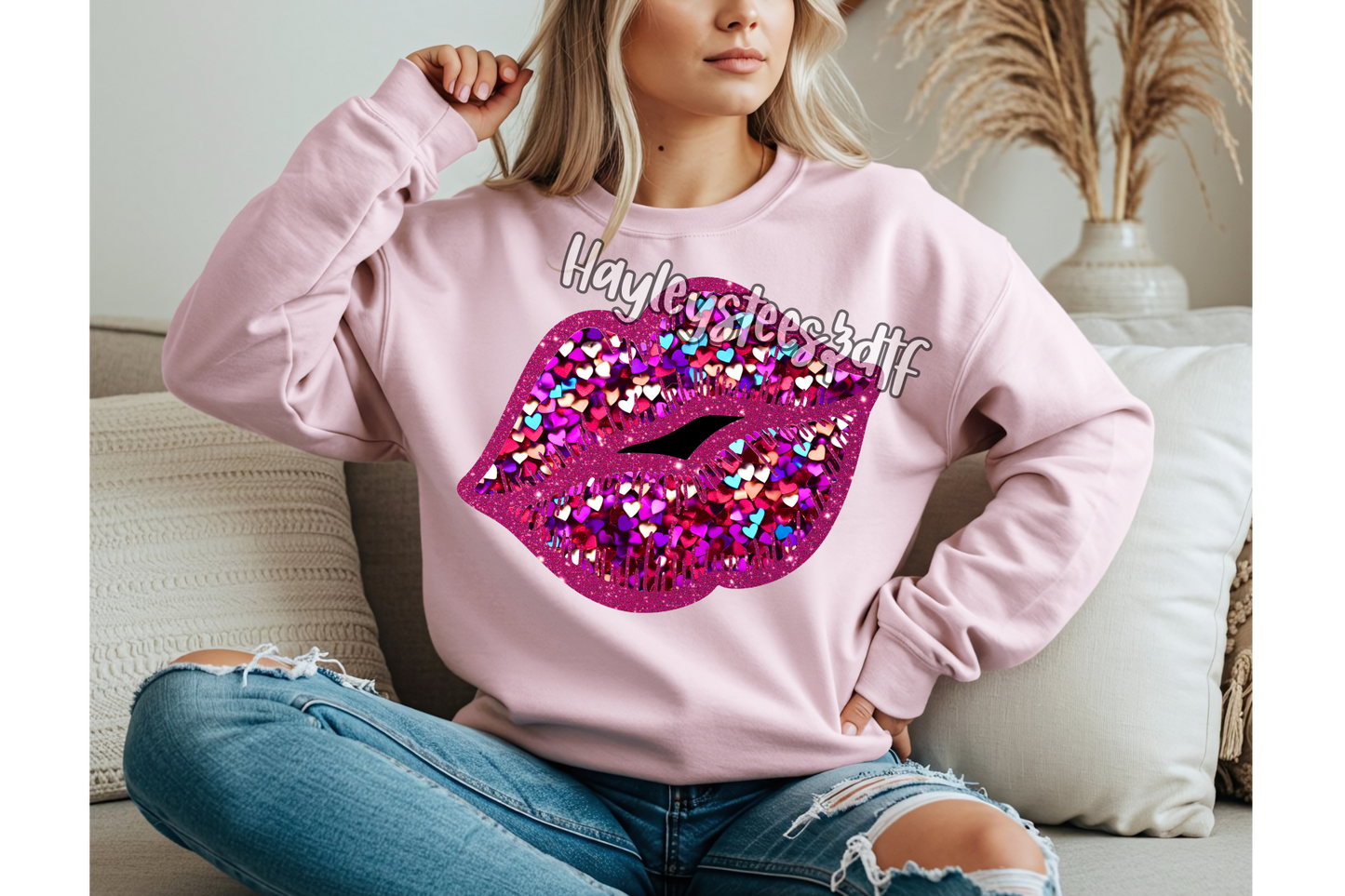 Sparkly Lips Shirt or Sweatshirt